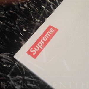 Supreme box logo sticky notes